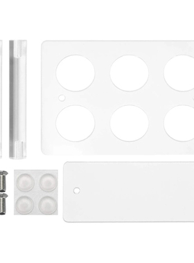6 Holes Multiple Use Hotel Cafeteria Acrylic Easy Clean