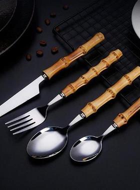 Steak and Forks Tableware Dinner Cutlery Eating Silverware