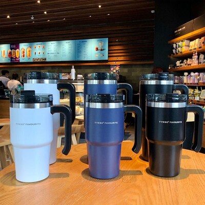 890/600ML Stainless Steel Coffee Thermos Mug Travel Tumbler