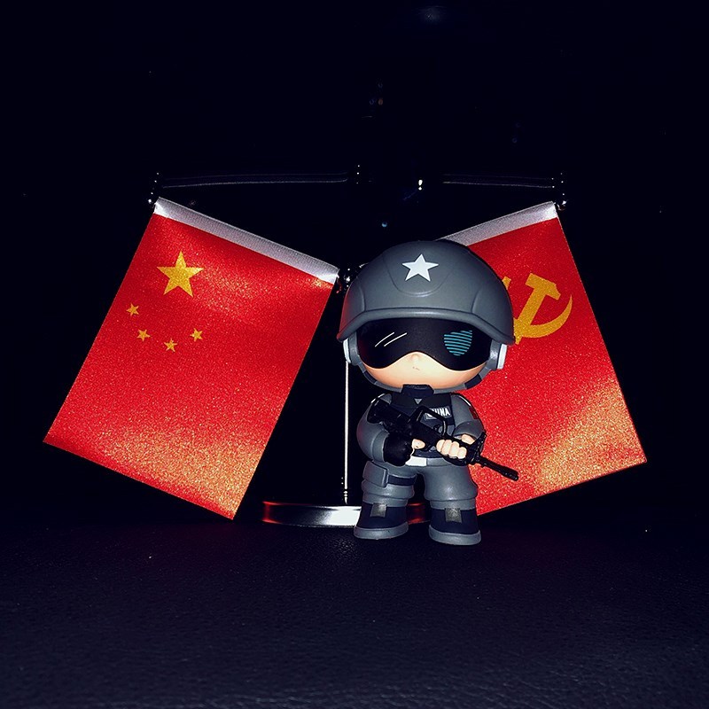 web celebrity soldier car furnishing articles