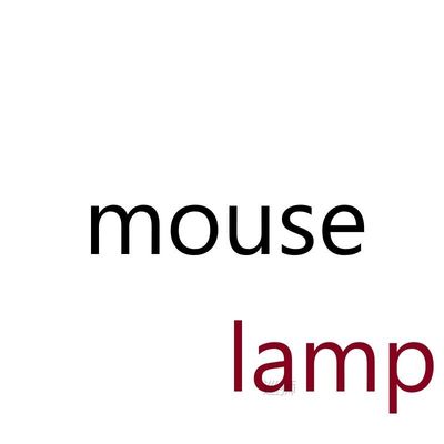 Modern Resin Mouse Table Lamp LED E12 mouse Table Lamps Desk