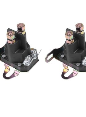 2X 4-Pole Motorboat Starter Electromagnetic Relay Lawn Mower