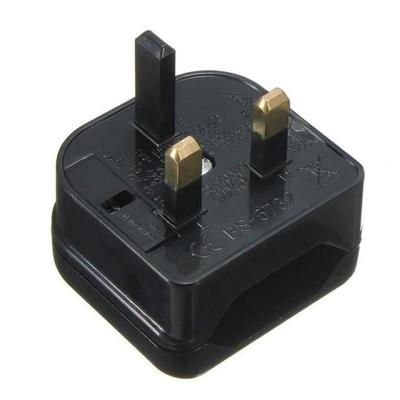 Plug Adapter European Euro EU 2 Pin to UK 3Pin Plug Adapter