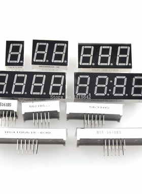 5PCS 0.56inch LED display 7 Segment 1 Bit/2 Bit/3 Bit/4 Bit