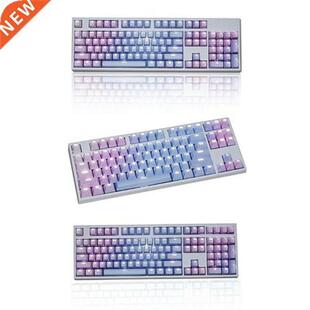 1 Set Replaceable PBT Keycaps 87 104 108 Transparent Letteri