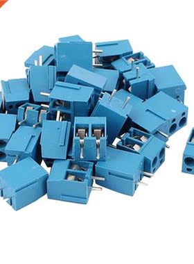 30Pcs 2 Way 2P PCB Mount Screw Terminal Block Connector 5.08