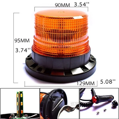 LED Strobe Police Light 12v/24v Amber Warning Lights,Emergen
