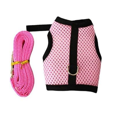 Pet Rabbit Harness Vest and Leash Set Puppy Chest Strap For