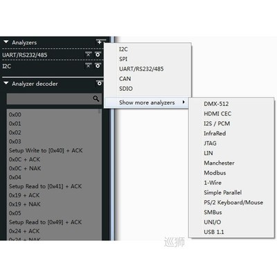 LA1010 USB  Logic Analyzer    100M max sample rate,16Channel