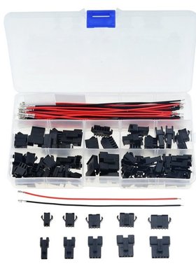82PCS/Box 3A JST SM2.54 Kits in box 2P 3P 4P 5P 6P 2.54mm Pi