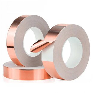 Copper Foil Tape With Conductive Shielding Tape Single Sided