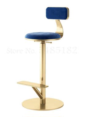 Net red photo high chair Nordic home ins light luxury rotati