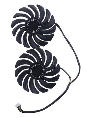 1 Pair 87mm PLD09210B12HH 4 Pin Graphics Video Card Cooling