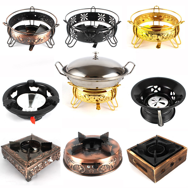Portable Mini Alcohol Stove Burner Outdoor Brass Camping