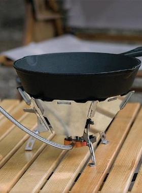 Split Camping Stove Windbreak Hood Stainless Steel Camp