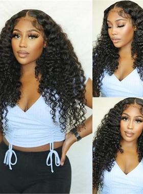 30 32 40 Inch Deep Wave Brazilian Virgin Hair Weaves Bundles
