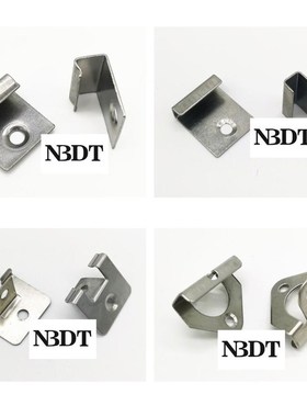 100Pcs 304 Stainless Steel Grooved WPC Flooring Composite De