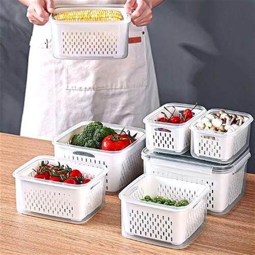 Fridge Drain Crisper BPA Free Material Prevent Odor