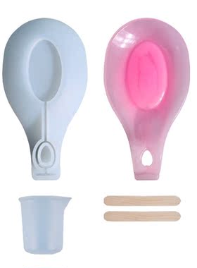 Spoon Holder Resin Mold Rolling Tray Kitchen Utensil Jewelry