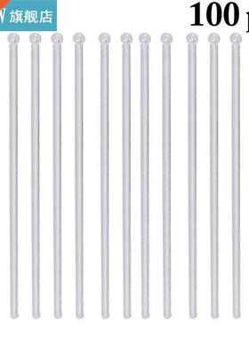 100pcs/set Swizzle Stick Clear Disposable Swizzle Stirrer Dr