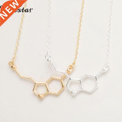 10pcs/lot Serotonin Molecule Pendants Necklace Chemistry Ch