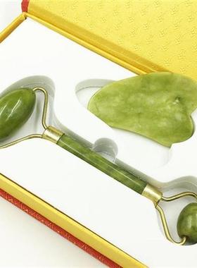 Guasha Scraper Massage-Roller Jade-Set Face-Skin Anti-Wrinkl