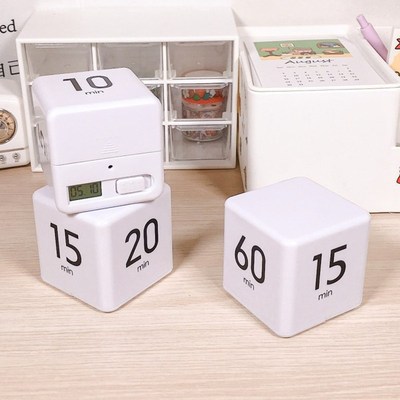 Cube Kitchen Timer Square Cooking Count Up Countdown Alarm S
