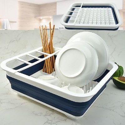Multifunction Kitchen Storage Organization Folding Drain