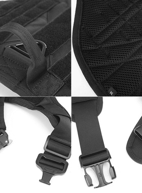 Tactical Dog Harness Metal Buckle Pet Training Vest German S