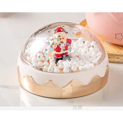 500ML Christmas Mugs Couples Ceramic Santa Claus Figurines C