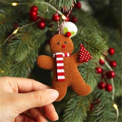 3 Pcs/Set Christmas Decoration Gingerbread Man Doll