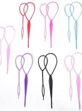 Mix Color 2-4Pcs/Set tail Creator Plastic Loop Styling Tools