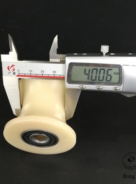 Sliding grooved nylon roller diameter 60mm,thickness 48mm,U-