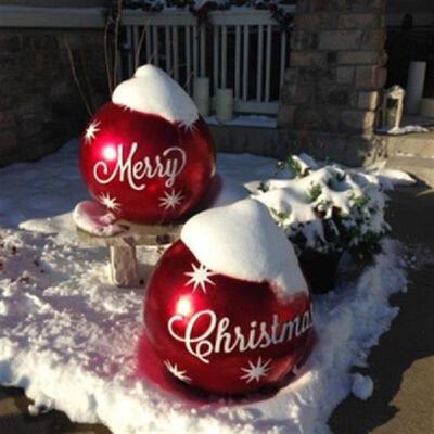 60cm Outdoor Christmas Inflatable Decorated Ball Without