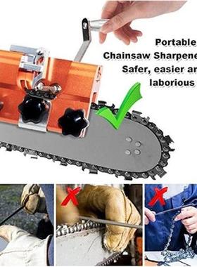 Portable Chainsaw Chain Sharpening Woodworking Grinding