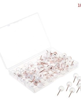 100pcs Rose Gold Pushpins Thumb Thumbtack Board Round  Drawi