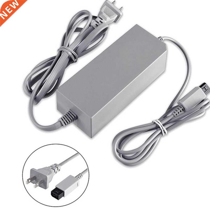 US Plug AC Power Adaptor for Wii Gamepad Controller joypad