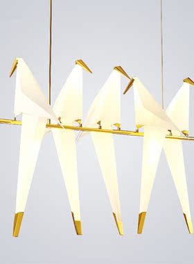 Nordic Led Pendant Lights Postmodern Acrylic Bird Hanglamp