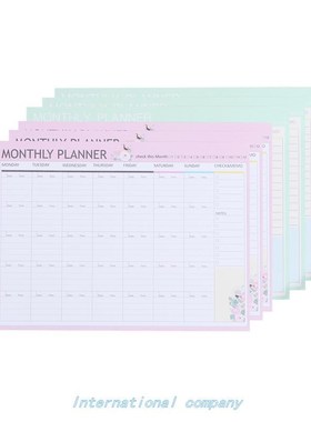 20 SheetS MOnthly PlAnner CAlendAr SChedule OrgAnizer AgendA