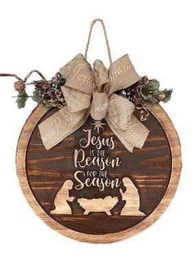 Jesus Is The Reason For The Season Sign Holiday Yard Sign
