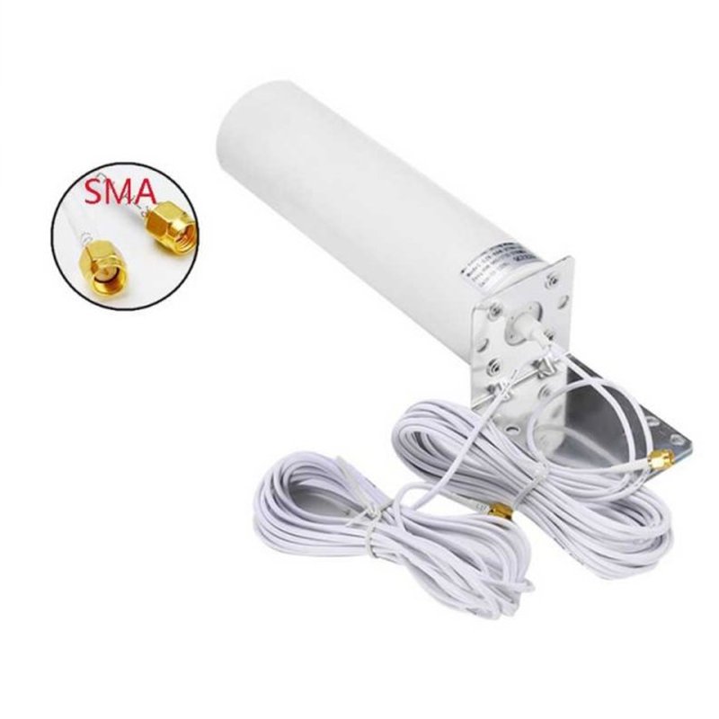 High Gain- 12dBi Dual SMA Male Wide Band 3G/4G LTE Omni-Dire