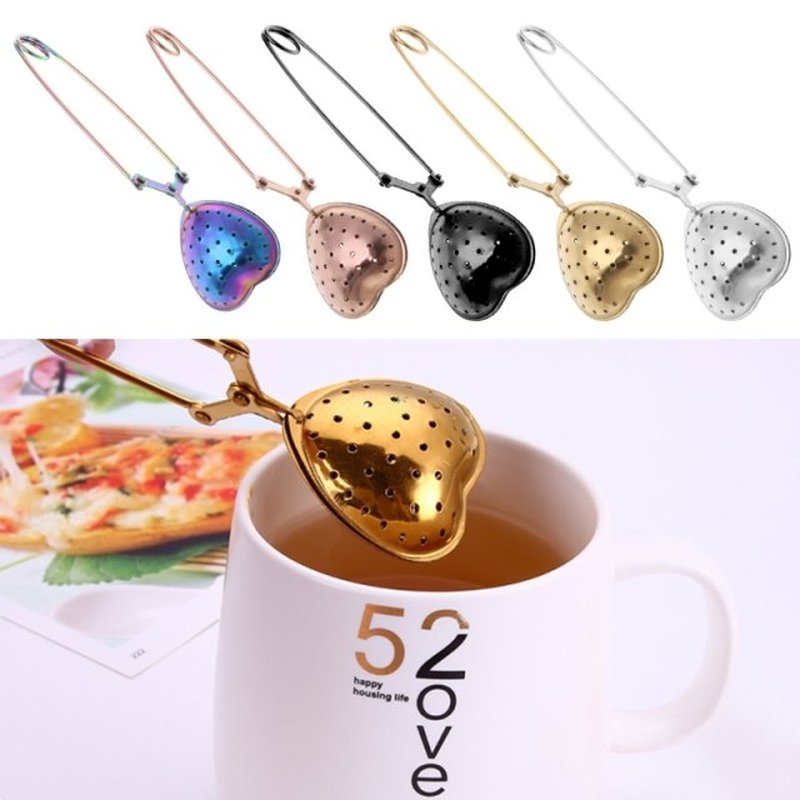 Stainless Steel Spoon Bulk Loose Tea Leaves Mesh Ball Infuse