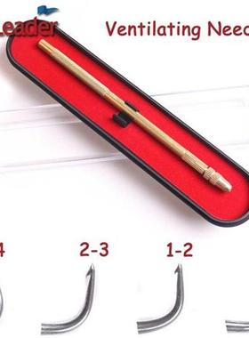 Alileader 1 Set Professional Bronze Ventilating Needles For