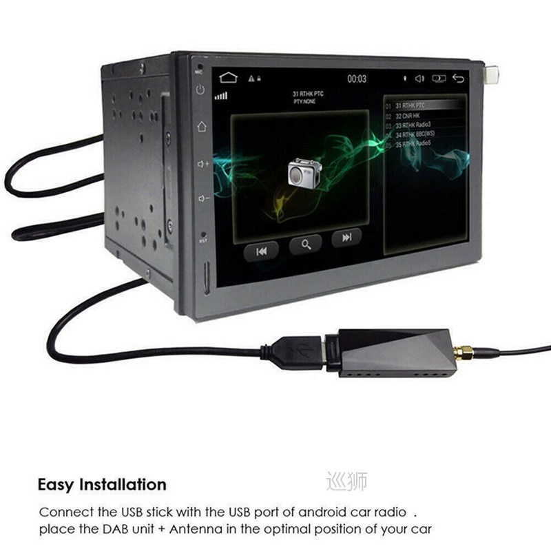 Dab Radio Receiver For Android Radios Car Antenna Digital Au