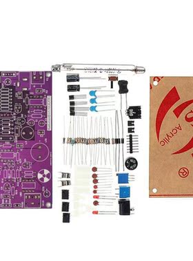 Unassembled DIY Purple Geiger Counter Parts Kit Module Nucle