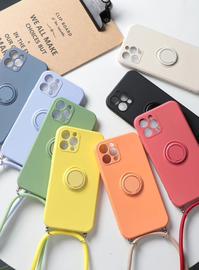 Ring Holder Strap Case For iPhone 13 12 Pro Mini XS Max XR X