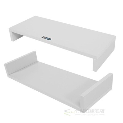 Wooden Monitor Stand Table Reduce Eye Neck Strain Laptop Des