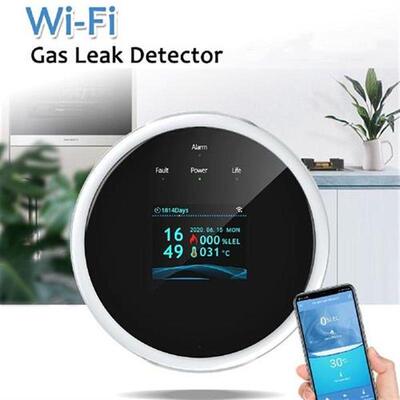 Wifi Combustible Gas Detector Natural Gas Sensor Household