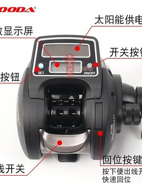 OFB/OFD 500  baitcasting reel Fishing Line Counter reel 6kg