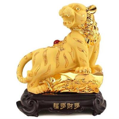 Chinese Zodiac Sign Tiger Statue 2022 New Year Animal